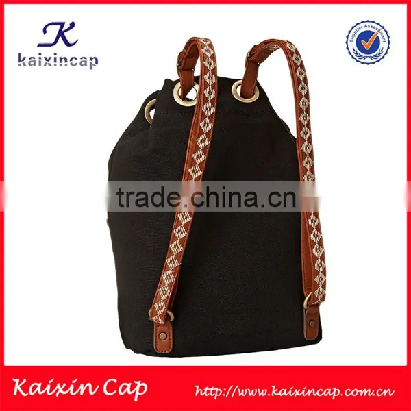 Custom Small Quantity Order High Quality Wholesale Fashion Leather Strap Korean Style Backpack photo-5