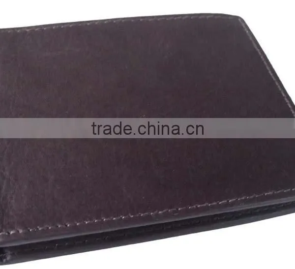 Simple Design High Quality Black Genuine Leather Mens Rfid Wallet Quality Choice photo-2