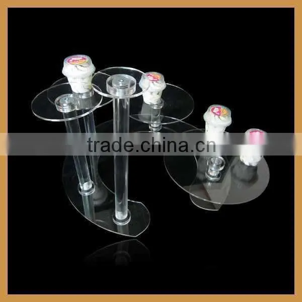 Multi Tier Acrylic Fashion Shelf Small Desk photo-3