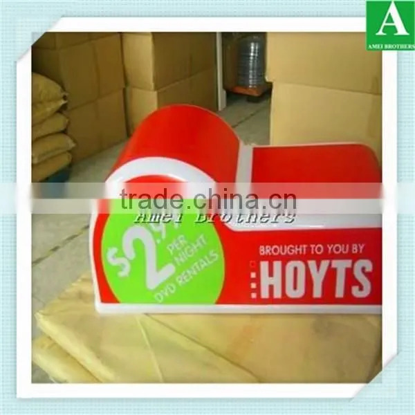 Red Acrylic Vacuum Formed Plastic LED Light Box photo-3