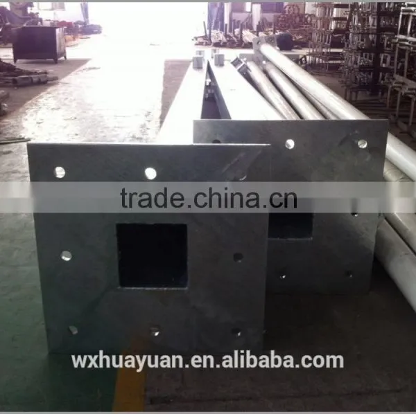 Galvanized Square Type Steel Signal Pole photo-5