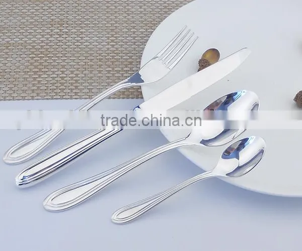 Silver Plated/24K Gold Plated Flatware Cultery Set 8026 photo-2