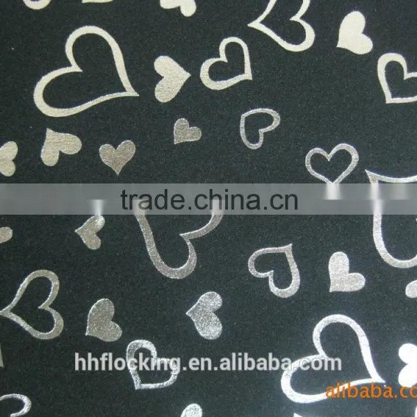 Bronzing Design Flock Fabric for Draw Bar Box photo-4