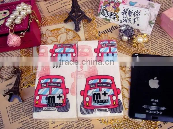 2016 High Quality Cartoon Printed Paper Napkins photo-2