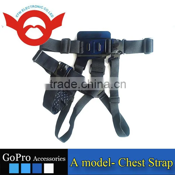 Wholesale Factory Price A Model: Chest Body Strap for GoPro Hero 2/3/3+/4/4 Gopro Accessory Camera Accessories GP26 photo-5
