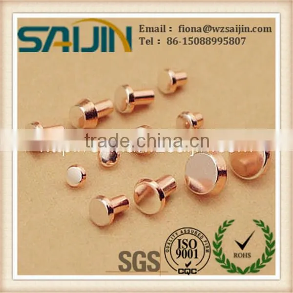 Hot Sale Electrical Bimetal Silver Contact Points For Contactor