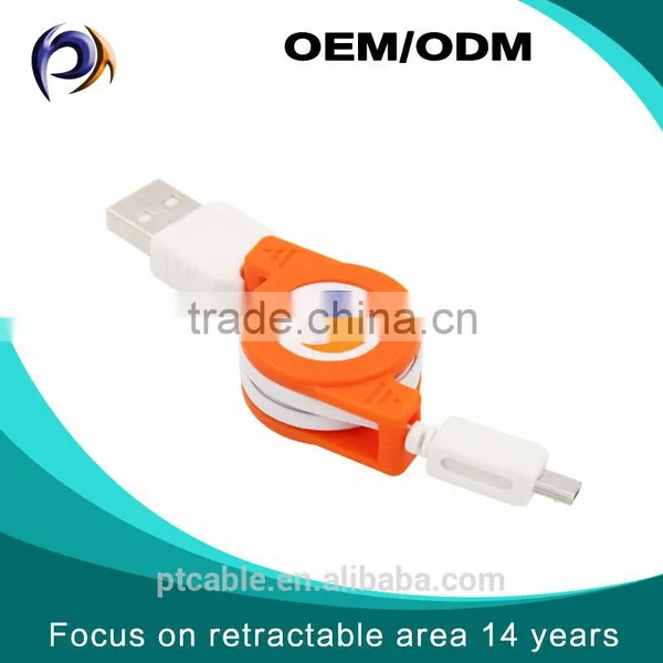 Retractable USB to Micro-USB Sync Charger Cable photo-2