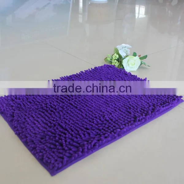 Long Pile Chenille Living Room Floor Carpet With Anti Slip Base photo-6