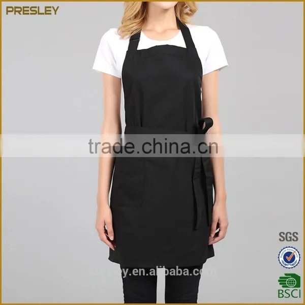Promotional Cooking Cotton Apron Cutomized Logo Kitchen Apron Wholesale photo-2