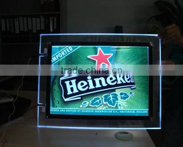 Energy Saving LED Acrylic Panel Sign