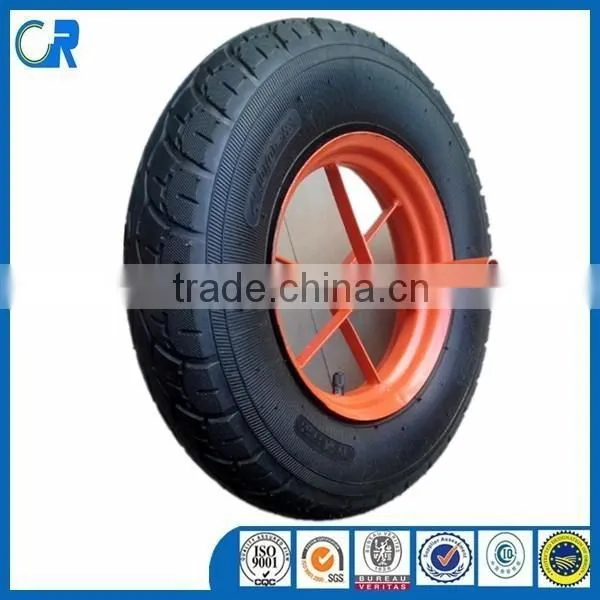 Cheap Inflatable Pneumatic 400-8 Air Rubber Wheel for Wheelbarrow photo-3