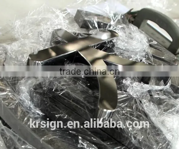 Stainless Steel Metal Signage Ued in Shopfront Door Number Commercial Advertising Logo photo-4
