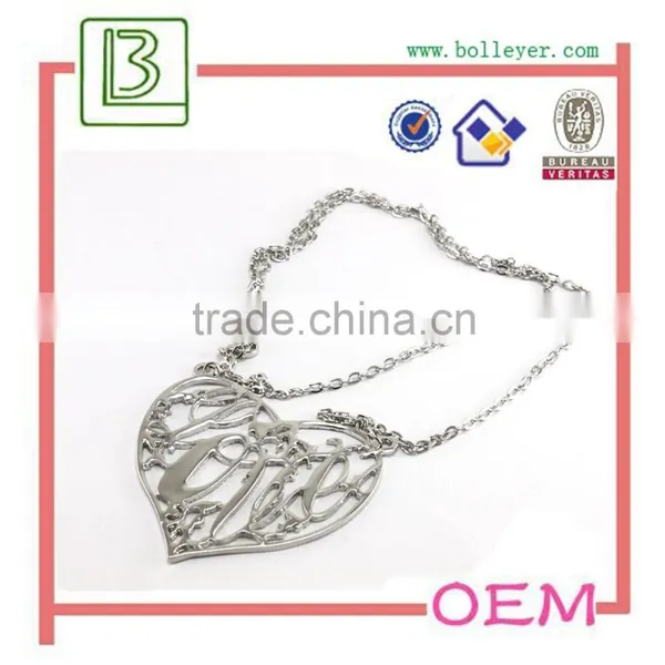2015 Latest Design Heart Shaped Pendant Necklace photo-2
