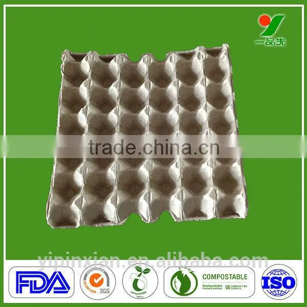 Eco Friendly Biodegradable Recyclable Molded Fiber Egg Packaging photo-2