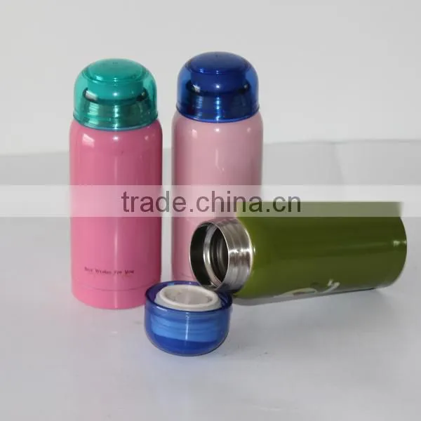 Double Wall ss Mini Children Milk Thermos Bottle
