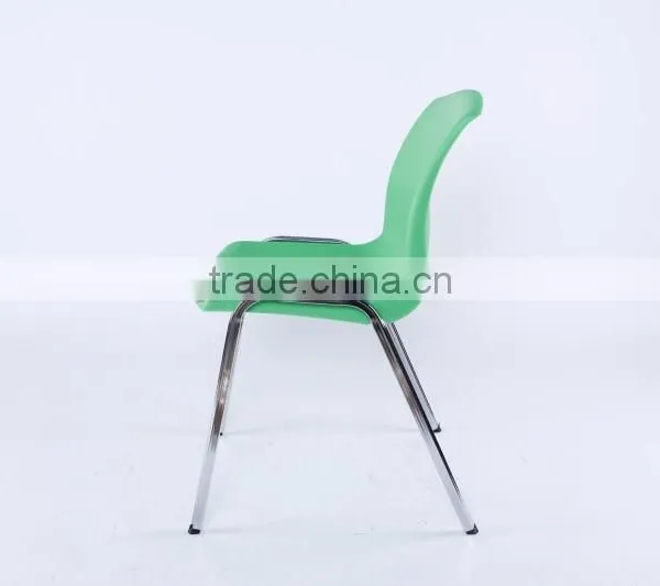 Hot Sales Primary Stacking Plastic School Chair With Metal Frame photo-6