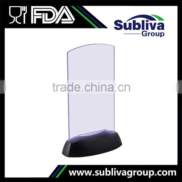 Manufacturer Flashing Light LED Acrylic Menu Quality Choice