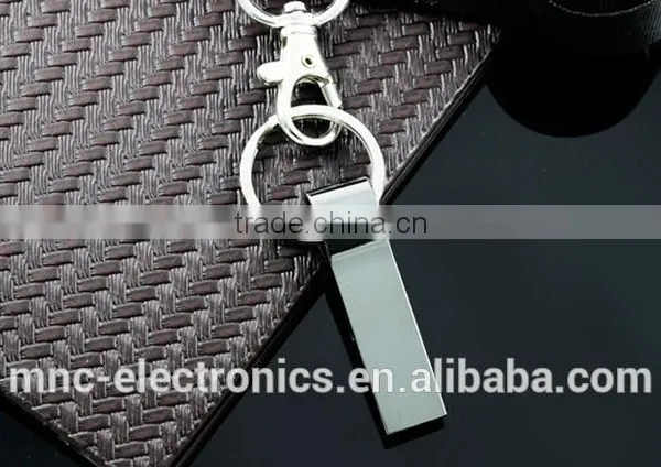 USB 2.0 Interface Stainless Keychain Stainless Steel Material Custom Laser Engraving Logo Usb Memory Pen Drive Supplier's Choice