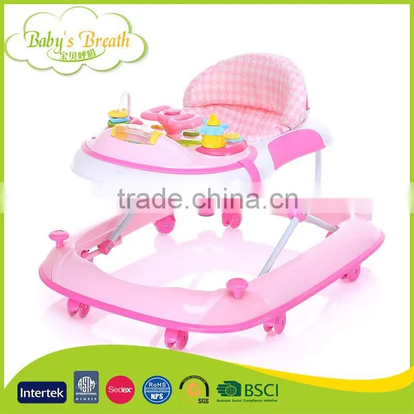 BW-01B Push Bar Design New Model Baby Walker, Softextile Baby Walker With Soft Cushion photo-6