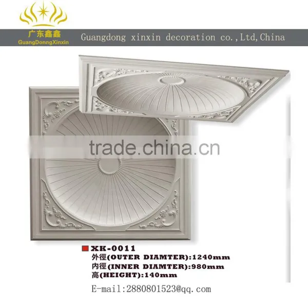 Elegant Round Decorative PU Ceiling Domes Designs