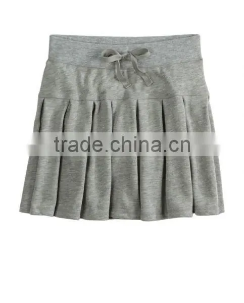 Beautiful Girl School Uniform Knit Short Skirt