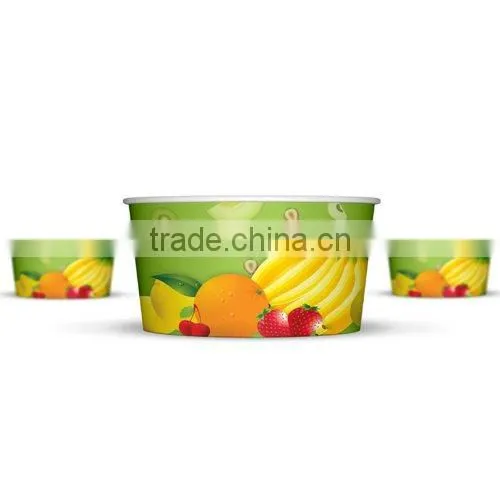 100ml Wholesale Print Customized Logo Ice Cream,Chocolate Cup With Lid,Spoon,Stick photo-6