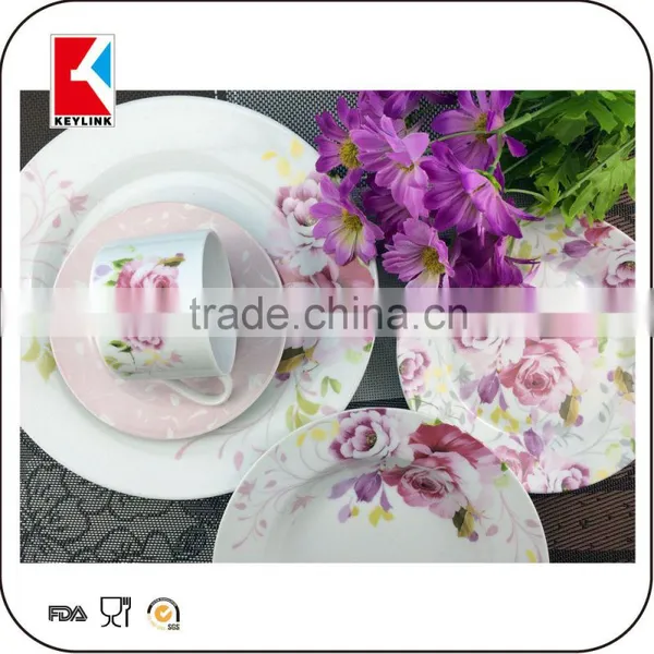 Wholesale 16pcs Dinner Set Germany Elegance Fine Porcelain Dinner Set photo-3