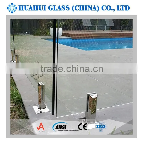 Pool Fencing Tempered/toughened Safety Glass Wall With ANSIZ97.1 AS/NZS 2208 Certificated photo-2