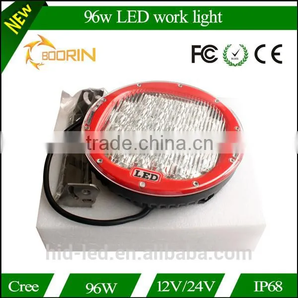 96W LED WORKING LIGHT 10v-30v Car Accessory Led Working Lamp Offroad Tractor Bus Train Led Work Lighting photo-4
