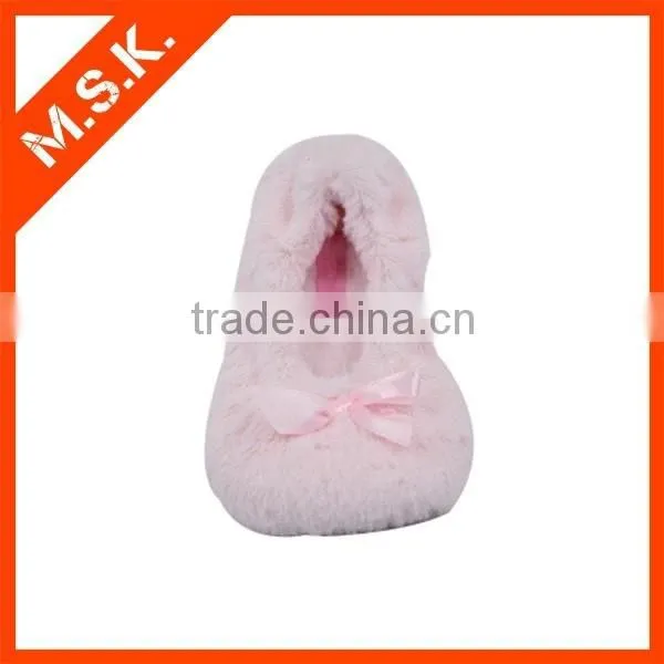 2015 Top Grade Cheap and Comfortable Girls Pink Factory Ballet Shoes photo-3
