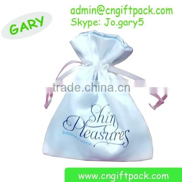 White Promotion Design Gift Bag Drawstring Light Bags for Gift photo-4