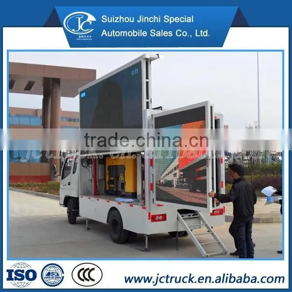 FOTON 4X2 100hp Minintype Ad Truck,Outdoor Mobile Advertising LED Display Screen Truck photo-5