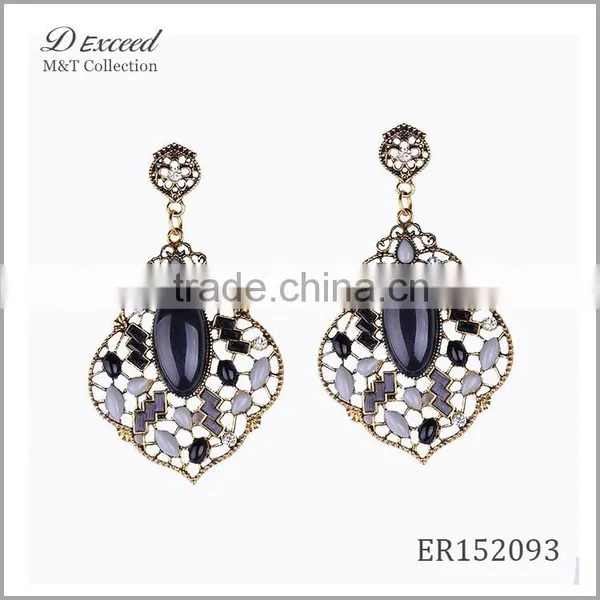 Wholesale Jewelry Fashion Designs Ladies/Women's Ethnic Bohemian Resin Piercing Earrings Dangle Earrings photo-2