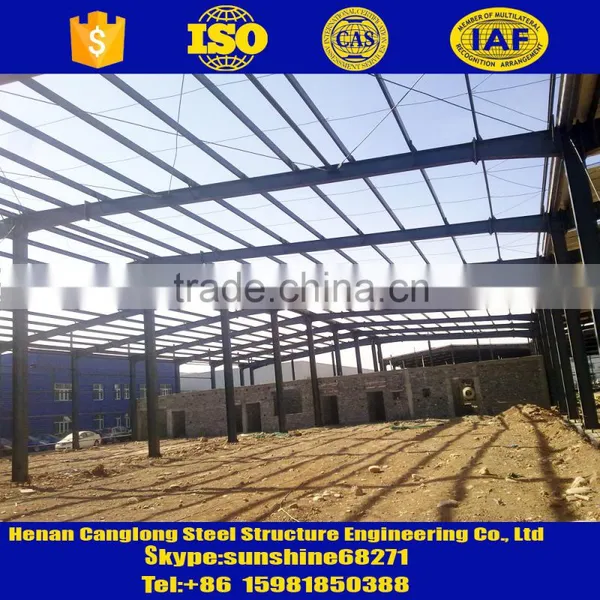 China Supplier Large Span Light Steel Structure Workshop Warehouse photo-5