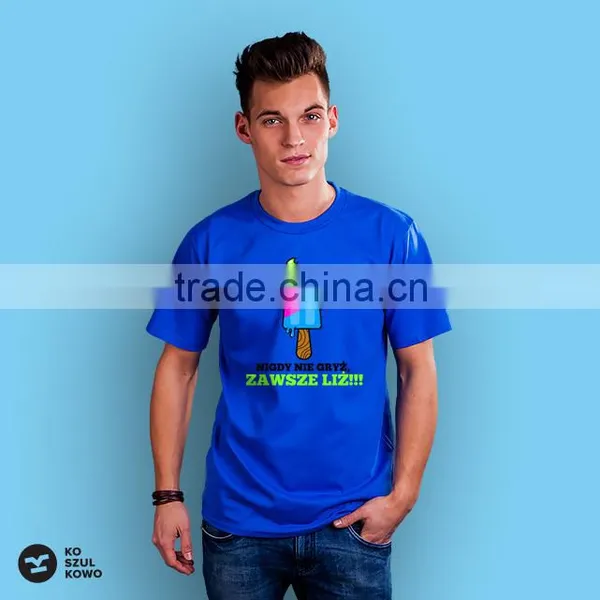 2016 Men Tshirt Male Tee Printed Logo Slogan Screenprint Transfer DTG OEM Service