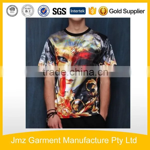 Custom t Shirt Printing Short Sleeves Mens t Shirt