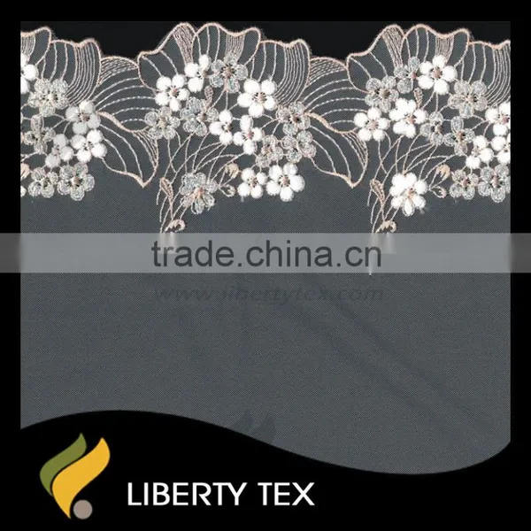 Exquisite Petal Lines Lace Colorful Small Flower Embroidery Design photo-2