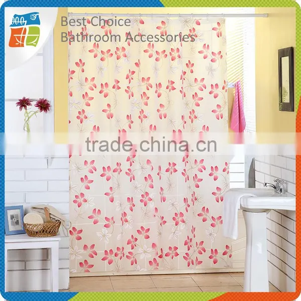 2016 Latest Plastic Shower Curtain
