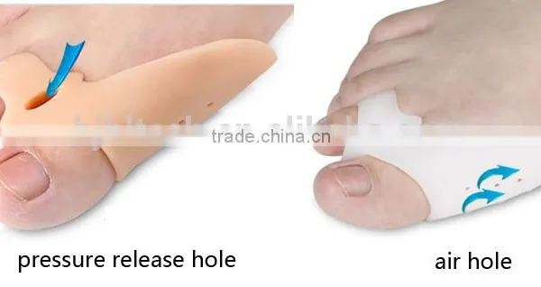 Footcare Gel Bunion Toe Separator Corrector Pads Silicone Toe Separator photo-6