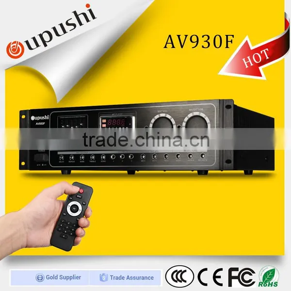 Oupushi AV Amplifier 400w Hi-fi Bluetooth Power Amplifier With Remote Control