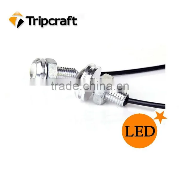 18mm Tail Light High Power LED Larger Lens Ultra-thin Car Led Eagle Eye Backup Lamp Red Blue White Yellow Green Color