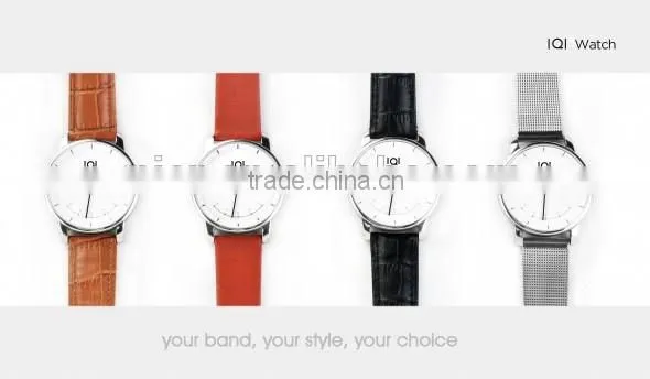 Multi-straps Classic Style Noble and Elegant Android Bluetooth Smart Watch With Italian Calfskin Leather Strap photo-3