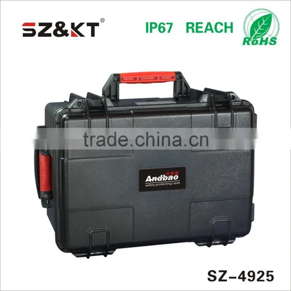 Hard Plastic Equipment Case With Lining