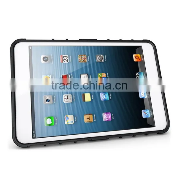 Smart Cover 8 Colors PC+TPU Hybrid Combo Heavy Duty Holster Kickstand Shockproof Case Cover for Ipad Mini 4 photo-4