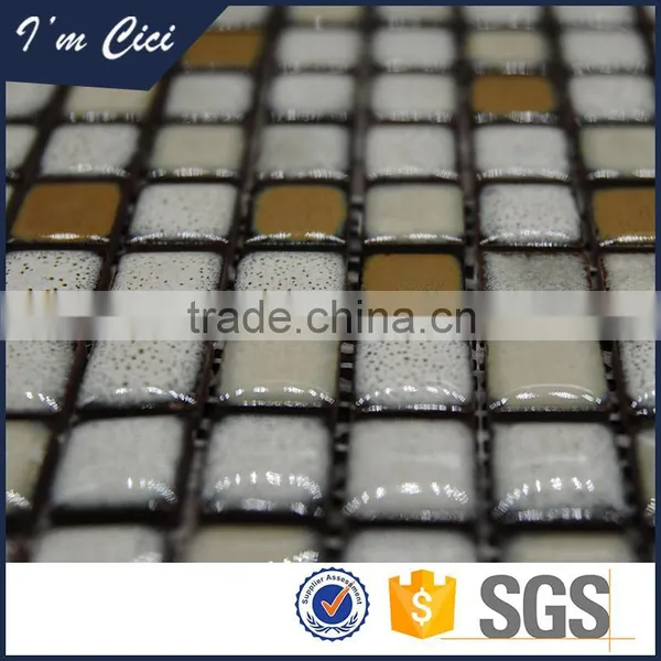Cheap Price Porcelain Polished Bathroom Ceramic Mosaic Tile CC-N002