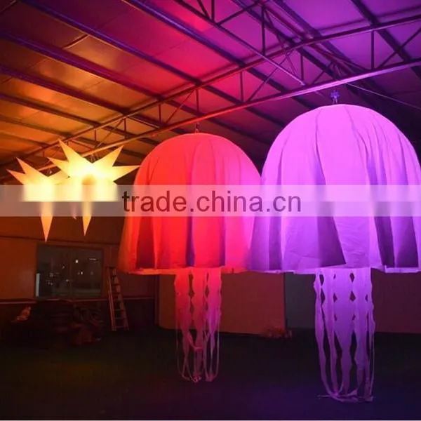 Stage Decoration LED Jellyfish Inflatables Inflatable Decorating Jellyfish Balloon