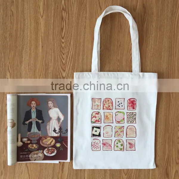Many Styles of Optional, Simple Fresh Canvas Tote Bag photo-3