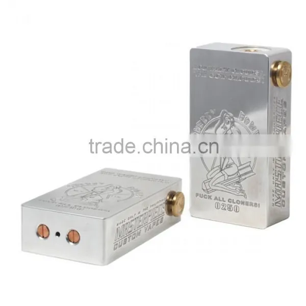 Beautiful Girl Engraving Cherry Bomber/huge Vapor Cherry Bomber Mod/Dual 18650 Battery Cherry Bomb