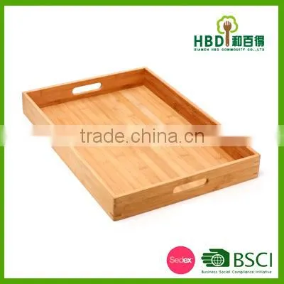 2016 New Design Wood Bamboo Serving Tray photo-3