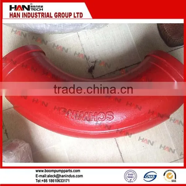 Enhanced Strength Wear Resistant Pipe Elbow Double Layer Concrete Pump Elbow for SCHWING Putzmeister photo-2